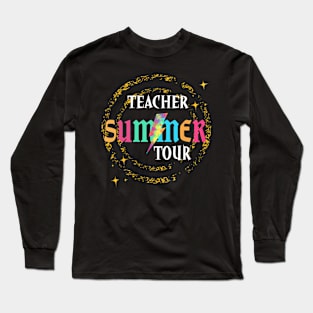 Teacher The Freedom Tour 2024 Summer Last Day of School Long Sleeve T-Shirt